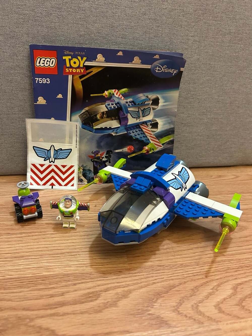 LEGO Toy Story Buzz's Star Command Spaceship Set 7593 (No Zurg)